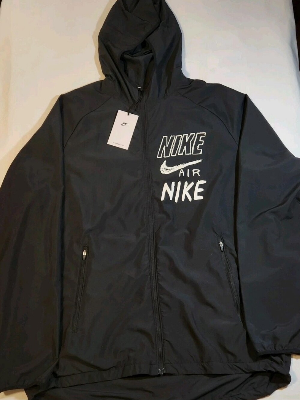 Nike Running Therma-FIT Jacket Hooded Black Mens Size Large NWT
